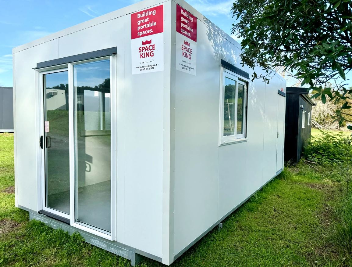 6x3 Standard Portable Purchase Building / With Kitchenette & Ranchslider