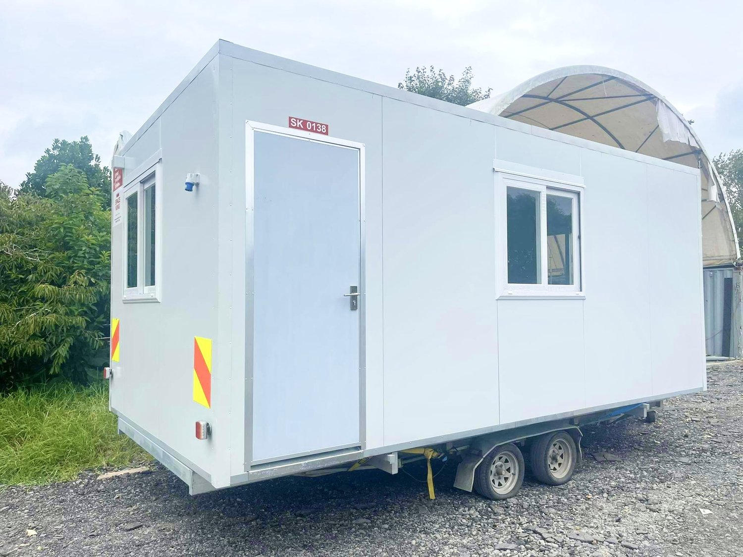 6x3 Standard Portable Building with Air Conditioning Unit