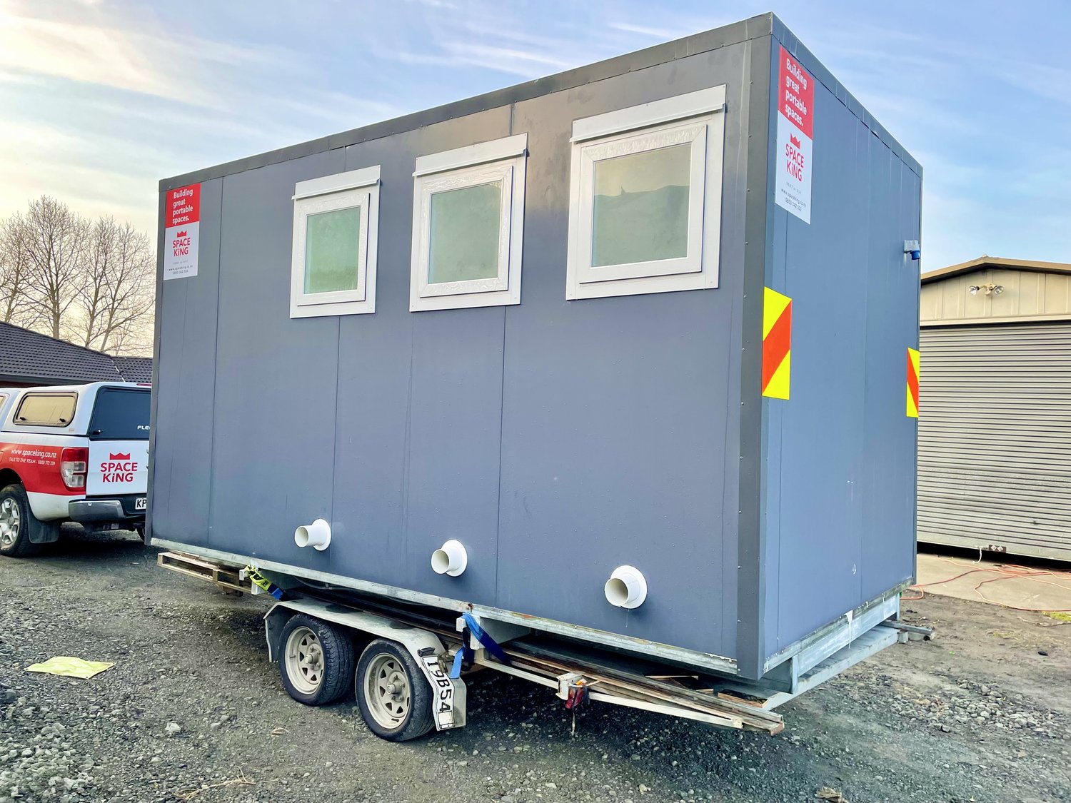 Ablution Block - Woodland Grey Panel
