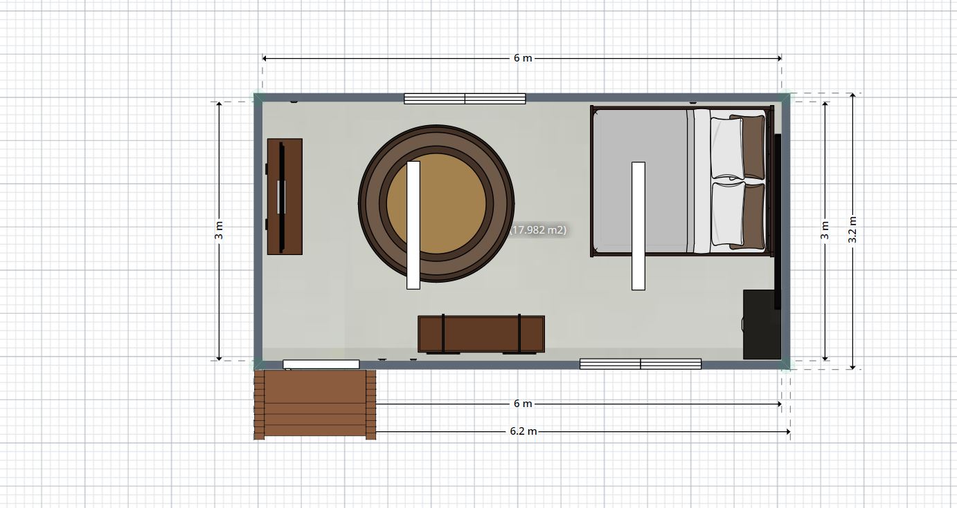 6x3 Temporary Accommodation Building