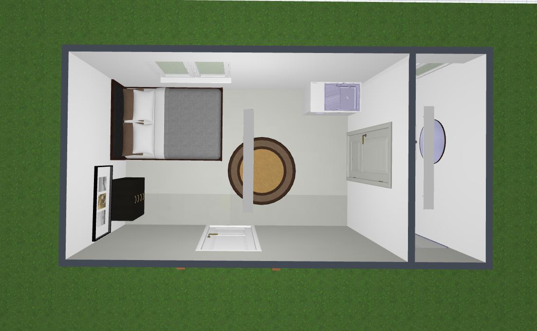 6x3 Self Contained Building
