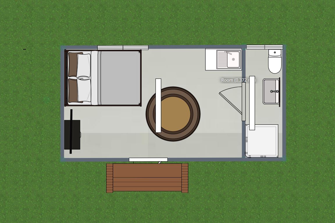 6x3 Self Contained Building