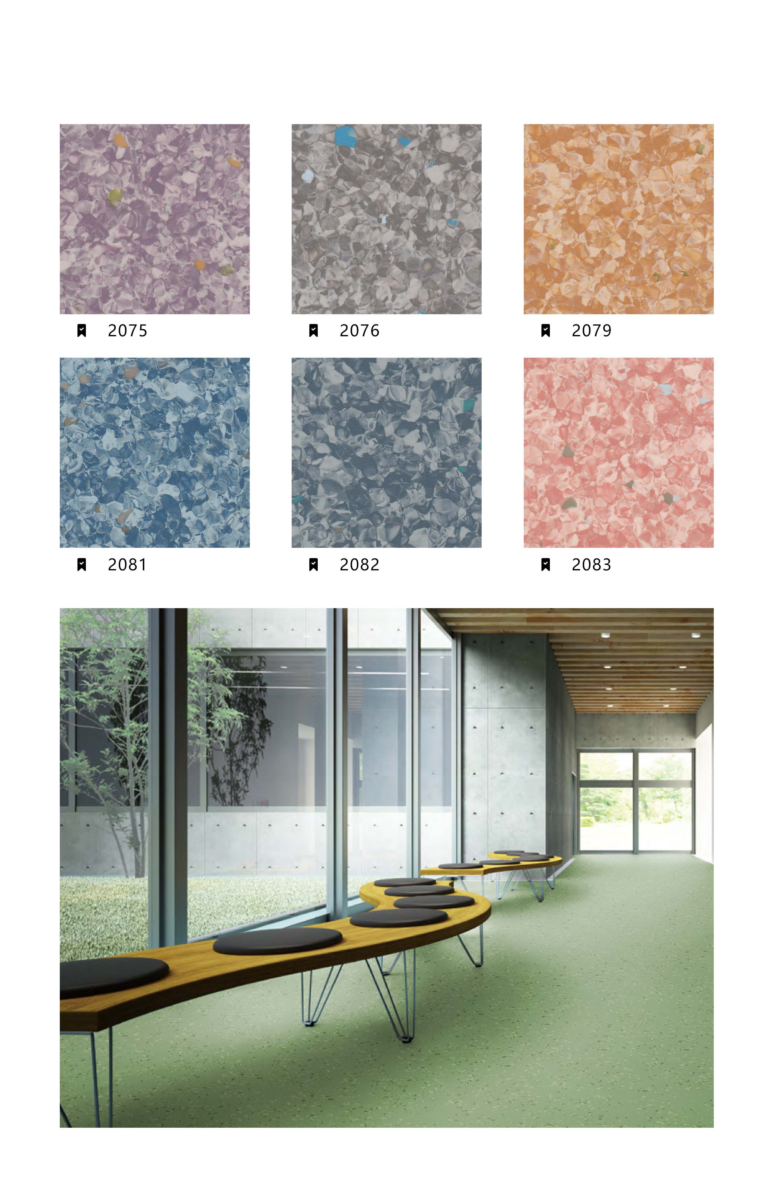 Homogeneous Vinyl Flooring - 2m