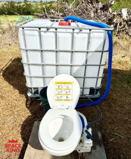 Portable Toilet to Biogas