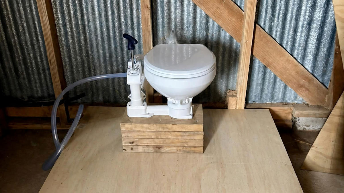 Portable Off-Grid Flushing Toilet
