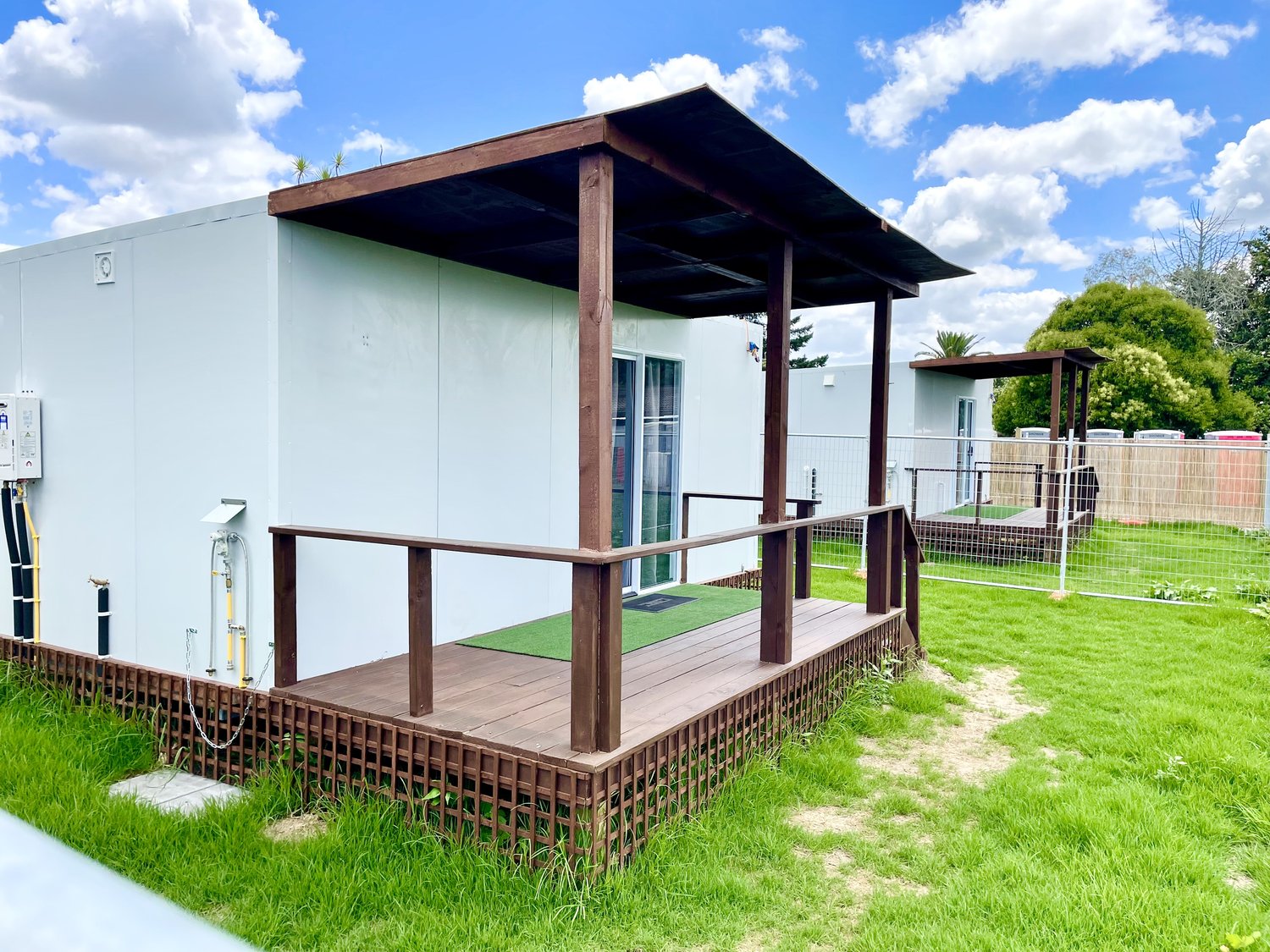 Today our team went and visited one of our customers in Matamata who have purchased our 6x3 portable buildings.