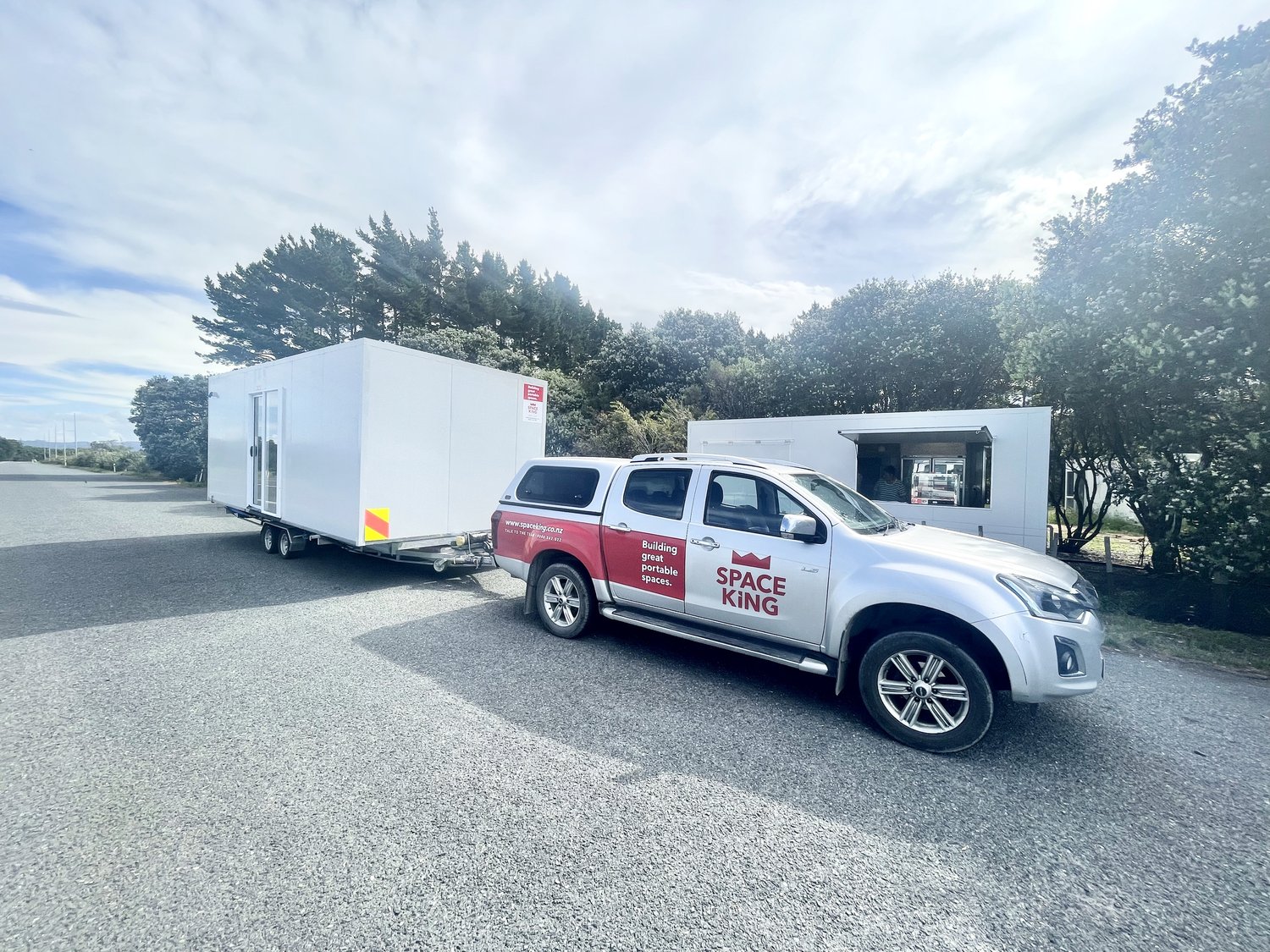 At Space King we offer custom builds. We can design and build the space you require tailored to any of your needs. Check out our latest custom build roadside cafe.