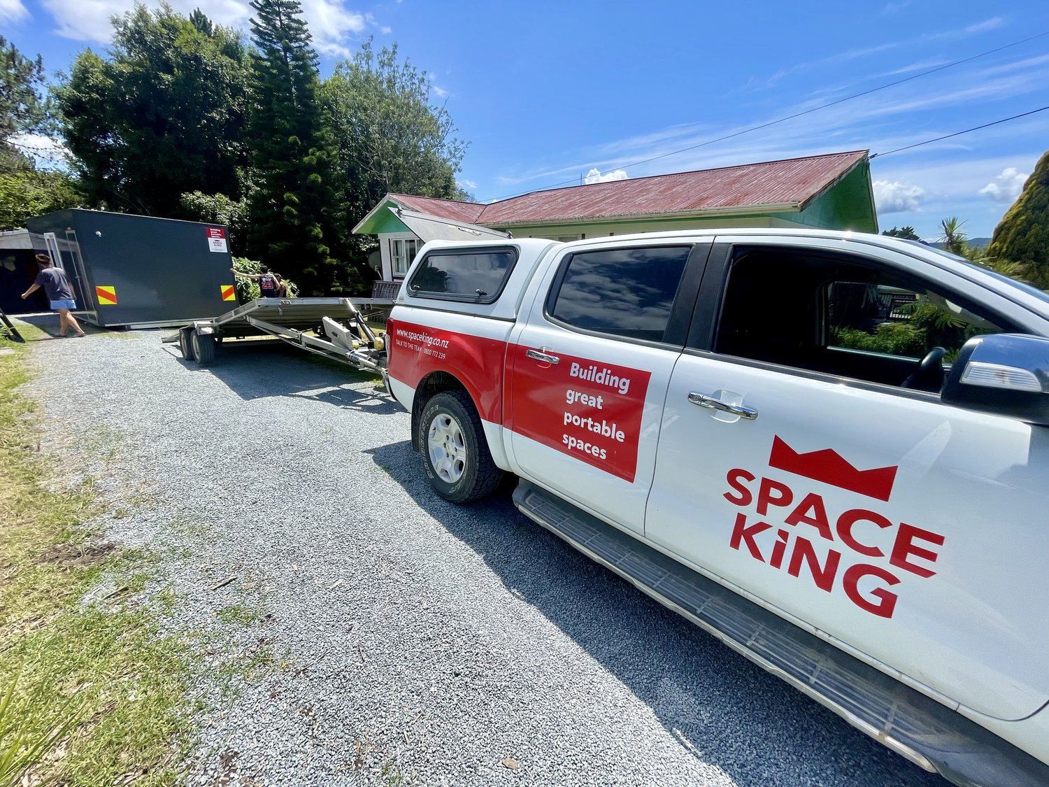 6x3 Standard Portable Building Woodland Grey