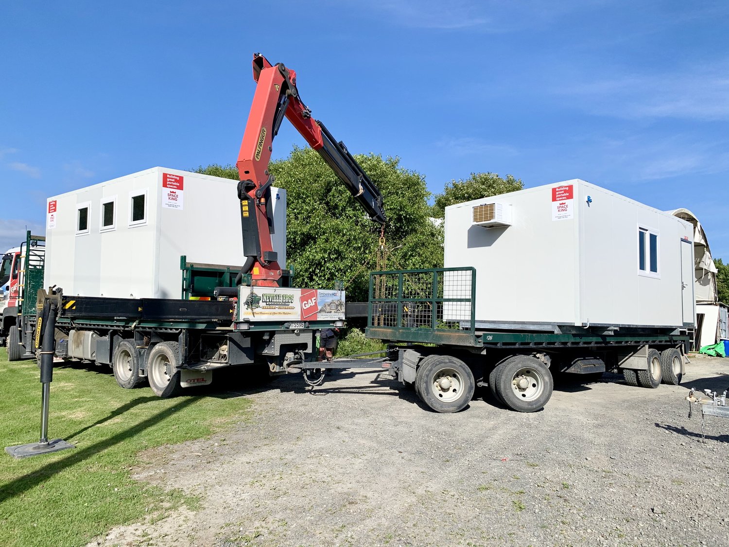 Today we saw our last two buildings of the year leave our Auckland Space King warehouse!!