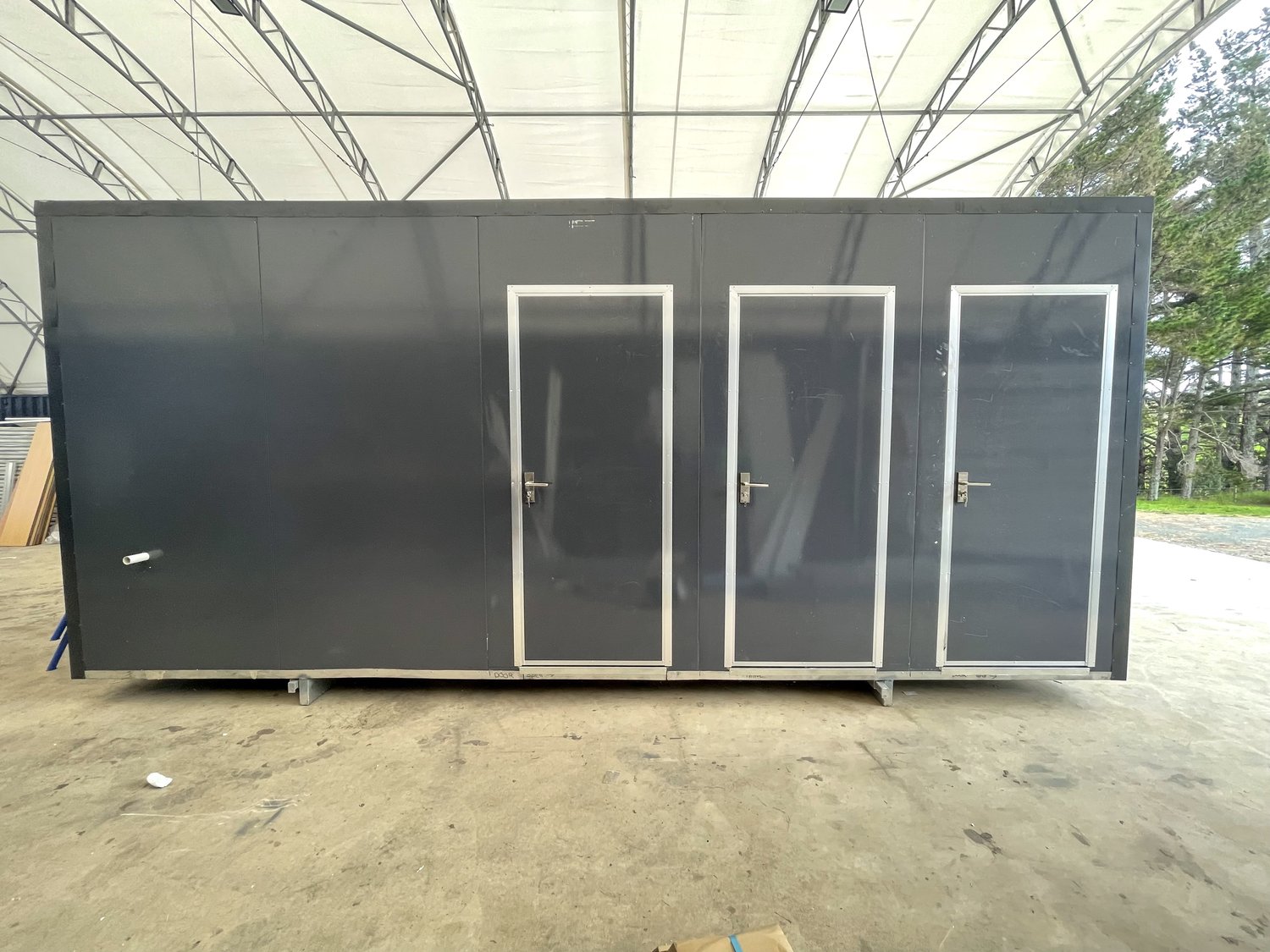 Introducing our woodland grey panel ablution blocks!