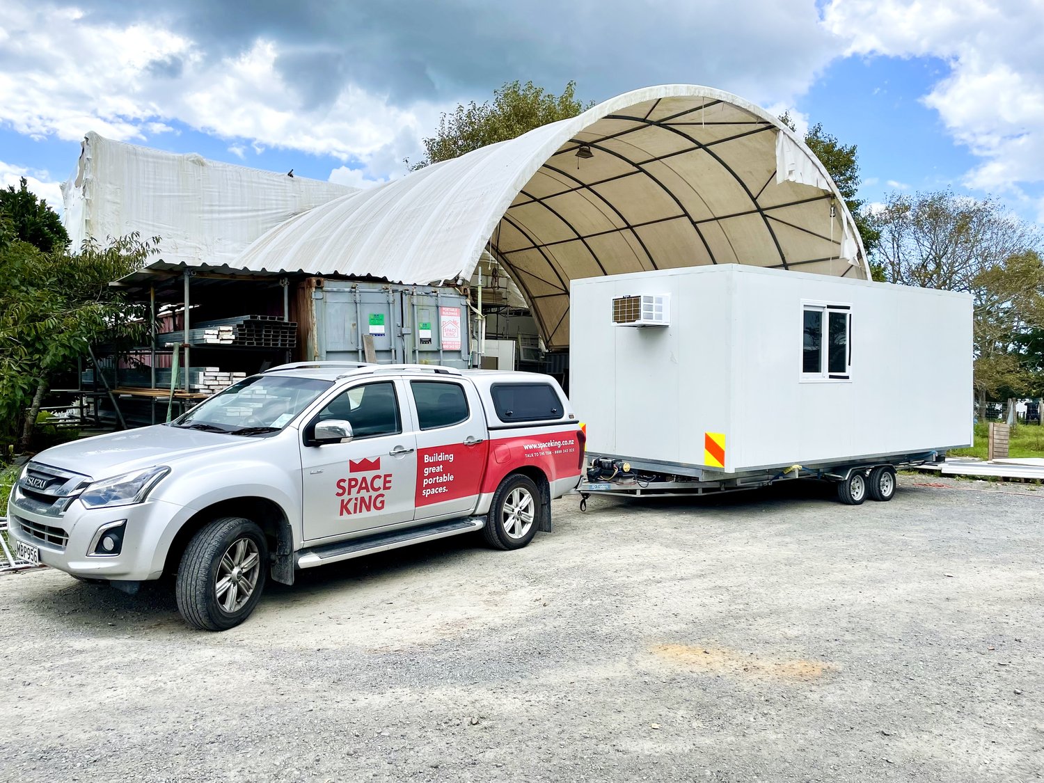 The Space King team are boosting around the North Island this week, making deliveries to our awesome commercial and residential customers!