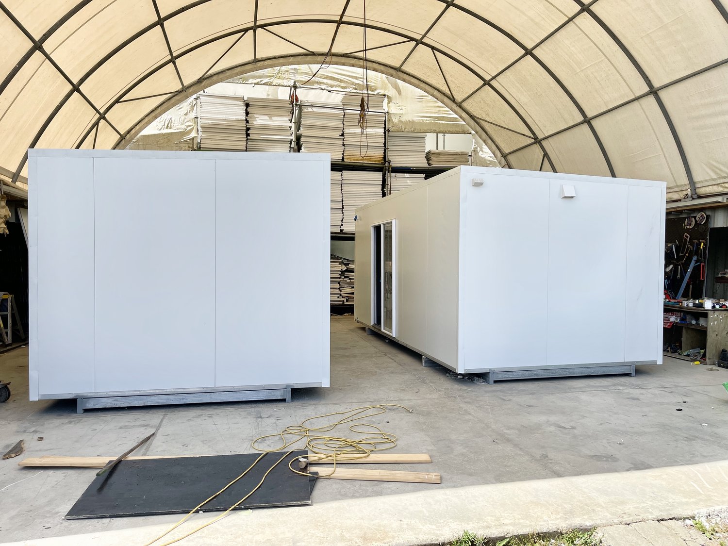 Our Space King team have been doing the mahi this week and have completed another 3 buildings one lunch room 6x3 and two self contained units.