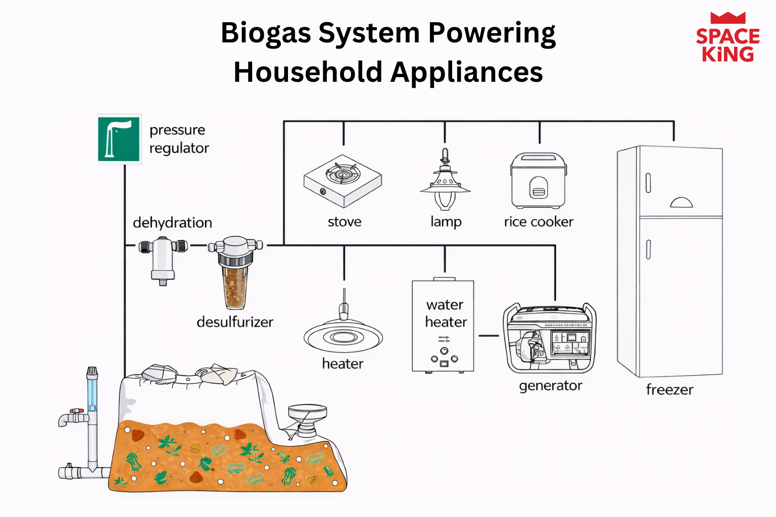 Full Biogas System (3m³)