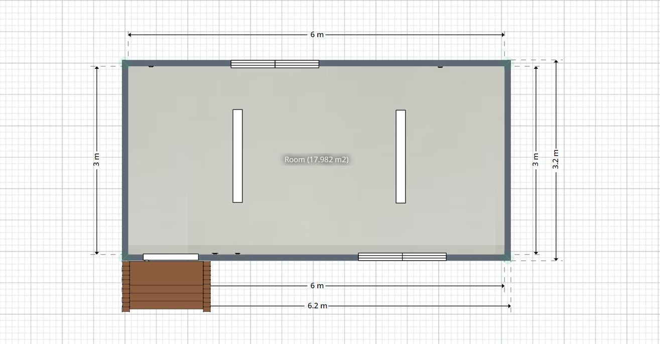 6x3 Temporary Accommodation Building